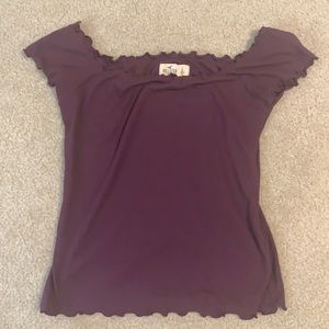 HOLLISTeR large stretchy ribbed crop top